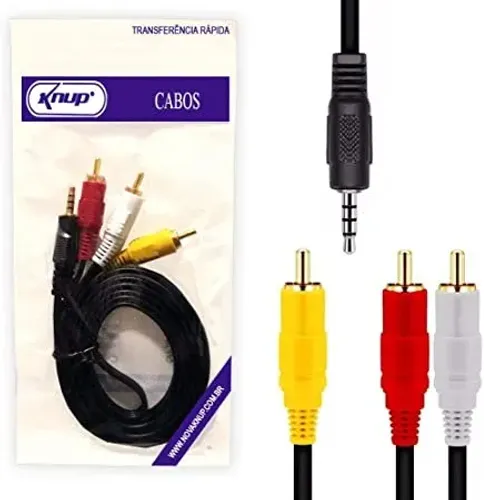 Cabo De Audio P2 X 2 Rca Macho Mp3 Mp4 Auxiliar Amplificador