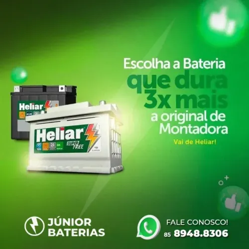 Bateria 24 horas em Fortaleza honda fit