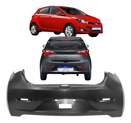 Parachoque Traseiro Hb20 Hatch 2012 2013 2014 2015 Novo