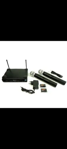 Microfone Profissional Duplo Sem Fio!