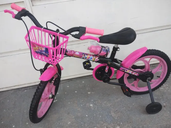 Vendo bicicleta aro 16 feminina das princesas em excelente estado