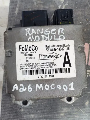 Modulo Central Do Air Bag Ranger 3.2 Ab3914b321ae