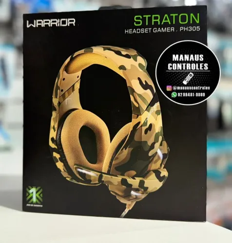 Headset camuflado gamer