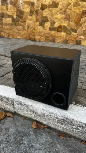 Caixa de som buster 12 polegadas 200w automotivo