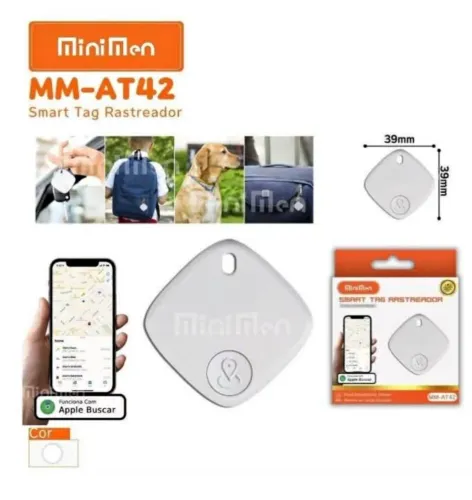 Mini Men MM-AT42 Smart Tag Rastreador - Localize seus objetos!