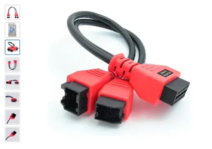 Adaptador Obd2 Autel Para Cabo De Programação Chrysler 12+8 - ORIGINAL