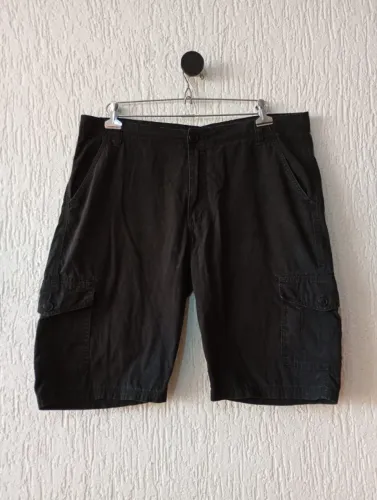 bermuda cargo hering preta masculino tam 46-36