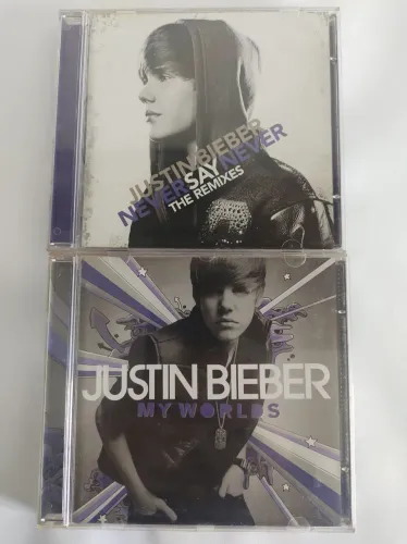 CDs Justin Bieber - My Worlds e Never Say Never