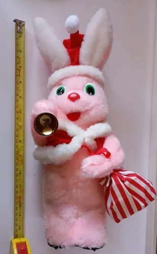 ( Leia ) Coelho Pelúcia Natal Duracell 1994