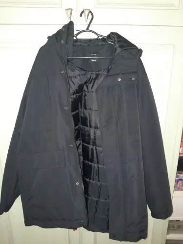 Jaqueta casaco Preto Ripping (Renner) G com Capuz