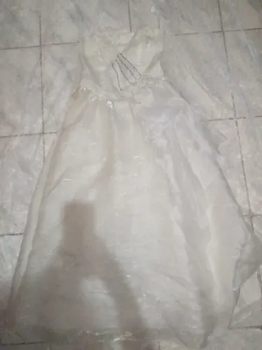 Vestido de festa infantil branco-Para alugar 