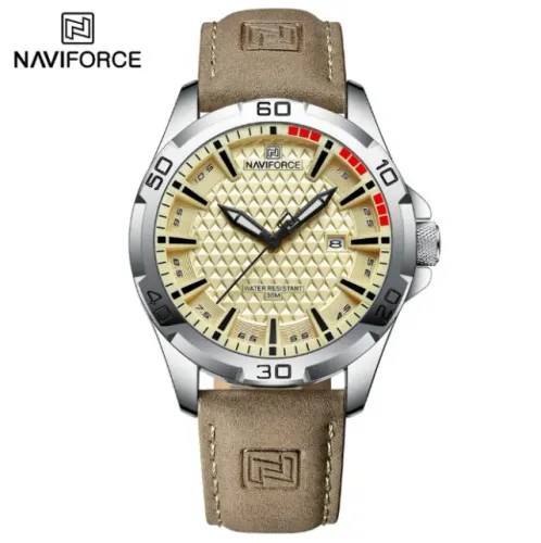 Relogio Masculino Couro Sport Naviforce