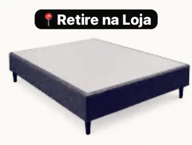 Cama box base suporte