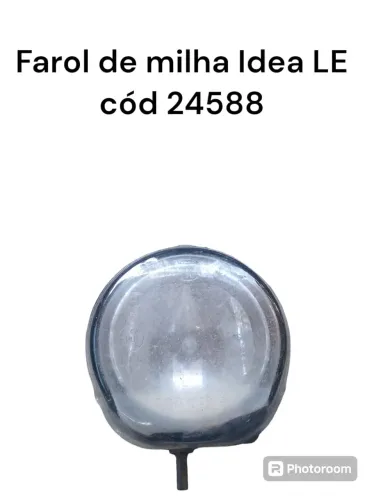 Farol De Milha Lado Esquerdo Fiat Idea Cod 24588