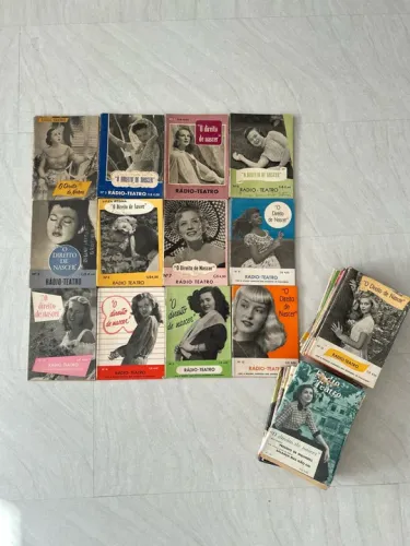 Coleção de Revistas Radio Teatro: O Direito de Nascer - Vintage