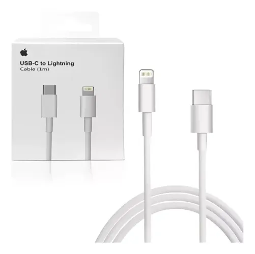 Cabo Usb-c Lightning 1m Para iPhone 11 12 13 Pro Rápido