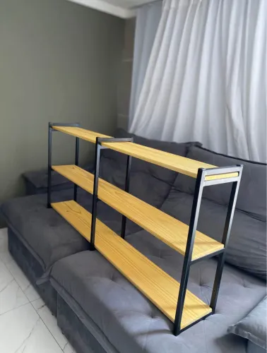 Estante industrial suspensa