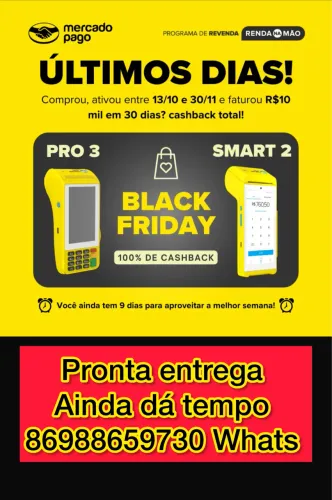 Promoção black friday mercado pago máquina de cartão