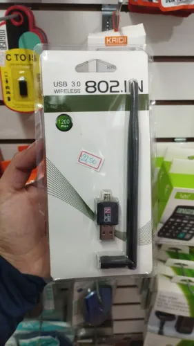 Adaptador USB Wi-Fi 802.11N com Antena - Alta Velocidade (1200Mbps)