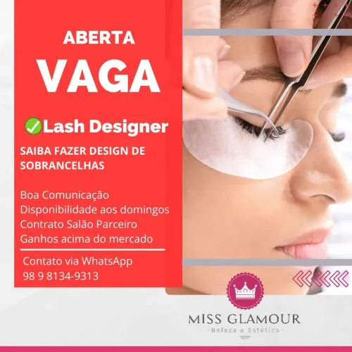 Vaga Lash - Extensionista Cílios 