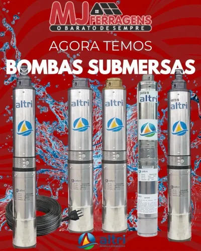 Bomba Submersa Altiri - Diversos Modelos