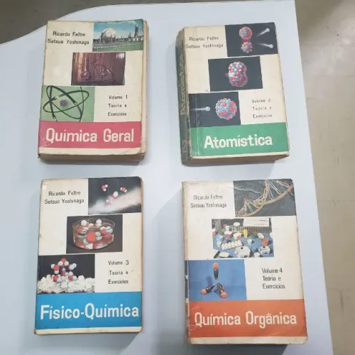 Coleção Clássica de Química de Feltre & Yoshinaga (4 Volumes)