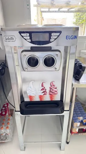 Máquina de sorvete  gelatta elgin NOVA