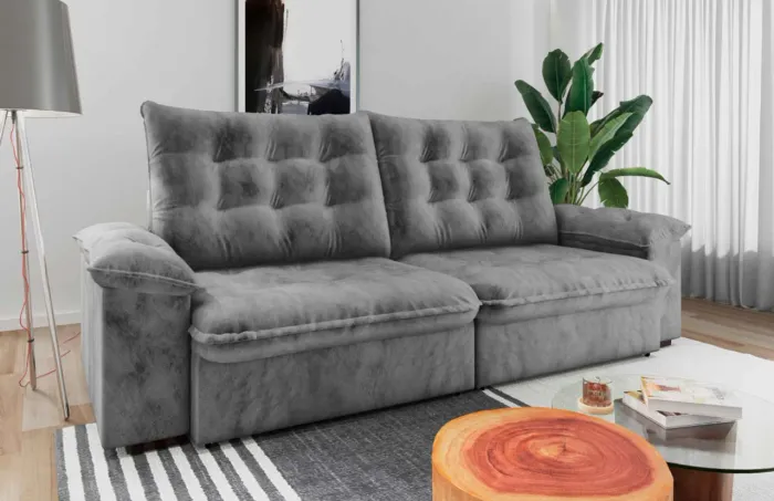 Sofá Retrátil Reclinável 2,00m Maldivas r987