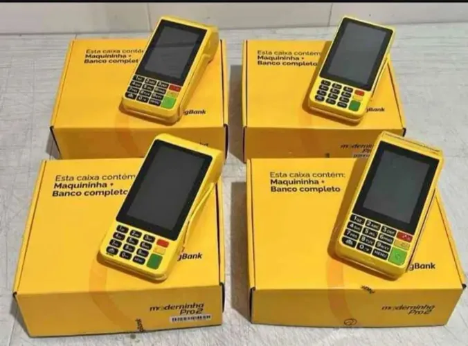 Máquina de cartão moderninha