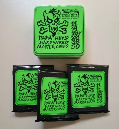 Cordas para Guitarra Ernie Ball Metallica (Pack com 3)
