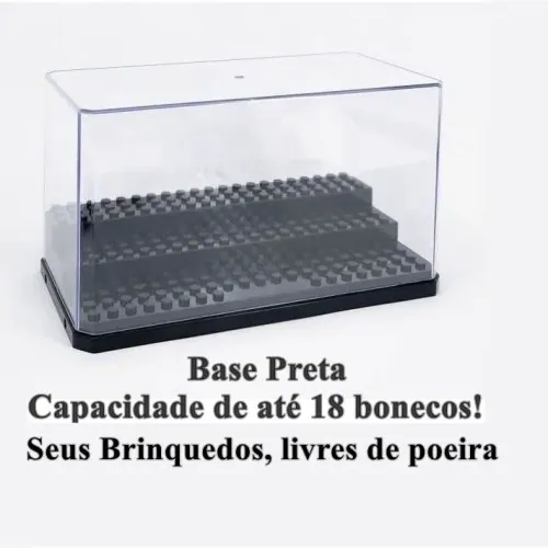 Baixou Caixa acrílico bonecos de lego expositor anti poeira