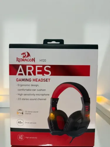 Headset Gamer Redragon Ares H120 - Novo