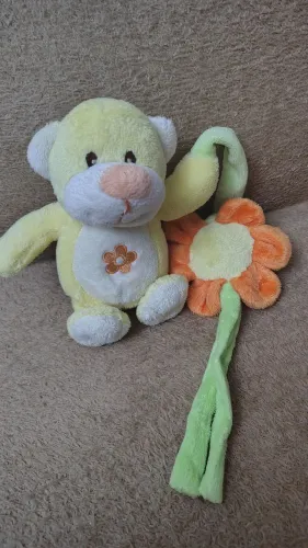 Pelúcia de Urso com Flor (apenas 10,00)