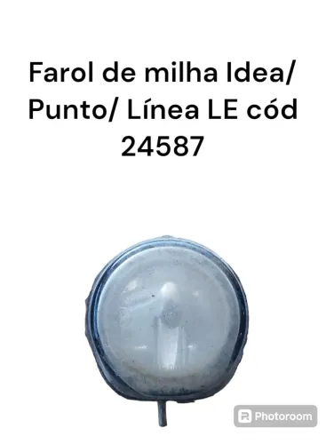 Farol De Milha Lado Esquerdo Fiat Punto Linea Idea Cod 24587