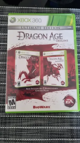 Jogo Dragon Age Origins Xbox 360 Mídia Física Original Impecável Usado