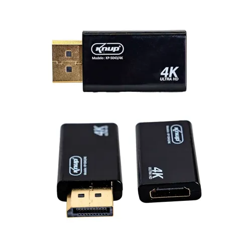 ADAPTADOR DE VIDEO DISPLAYPORT P/HDMI KP-5043/4K