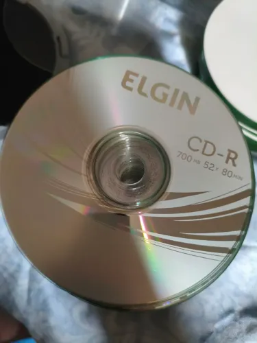 Lote CD-R Elgin 700MB - Mídia Virgem