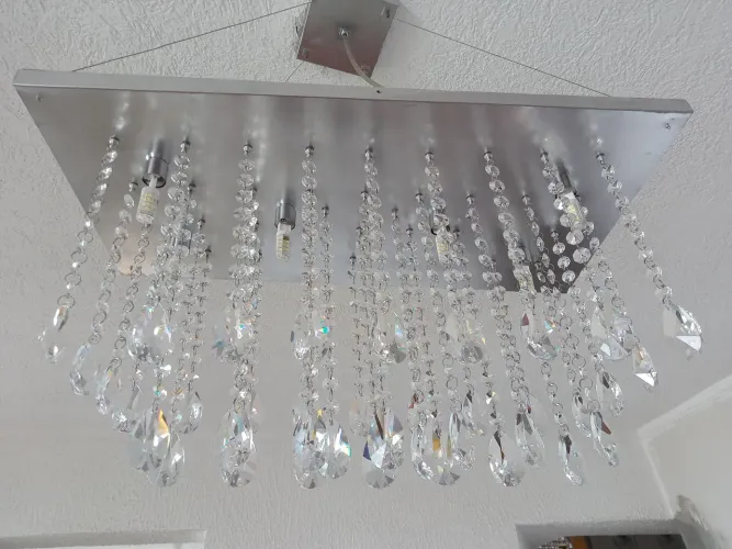 Lustre de Cristal Elegante para decoração