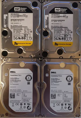 HDs 1TB Dell e Western Digital