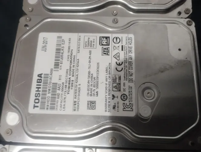 HDs de computador.