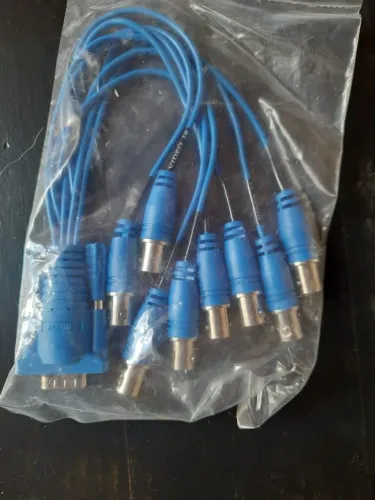 Oferta. Cabos Para Placa De Captura DVR- VGA Azul para 8 saídas de vídeo 