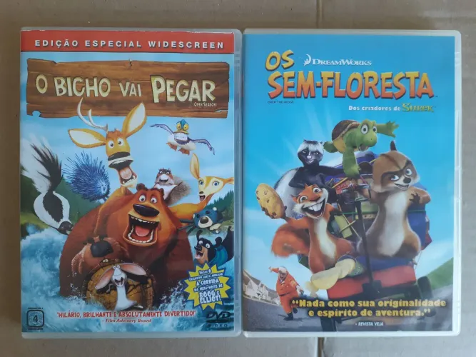 DVDs O Bicho Vai Pegar e Os Sem-Floresta