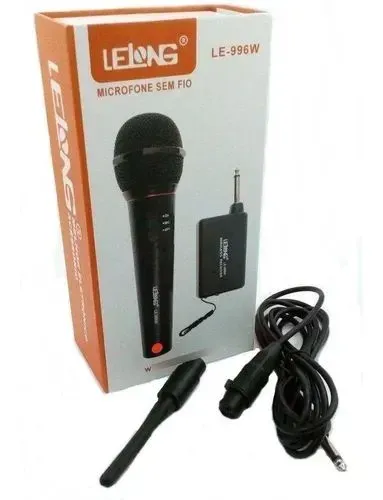 Microfone Sem Fio LeLong LE-996W