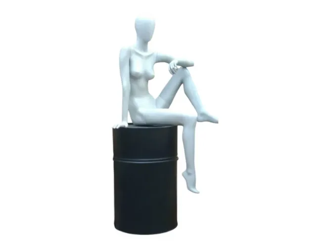Manequim Feminino Sentada Da G/S Manequins Fibra de Vidro 