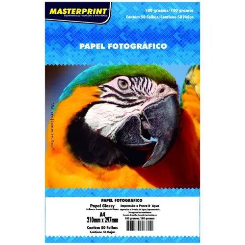 Papel fotográfico 180g MASTERPRINT