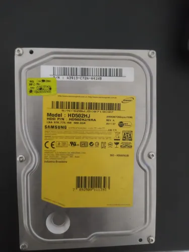 HD Samsung 500GB HD502HJ - 7200 RPM
