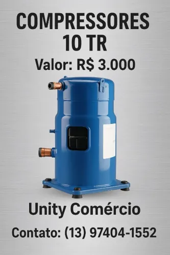 Compressor Danfoss 10 tr R$3.000  com 3 meses de garantia e nota fiscal
