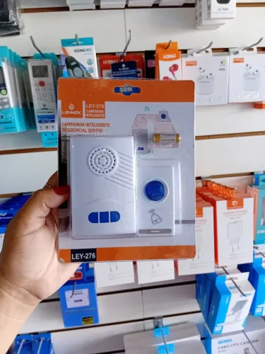 Campainha Inteligente Residencial Sem Fio LEY-276