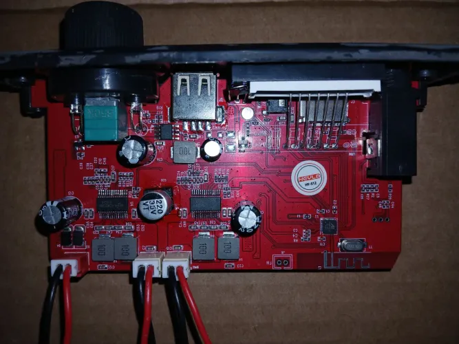 Kit Som residencial. Placa mp3 bluetooth 2x40w (24V), Fonte chaveada 24v 5A + Controle