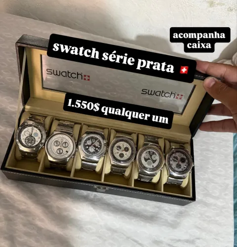 swatch série prata